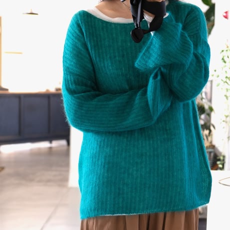 THOMAS MAGPIE    mohair silk knit【2223711】