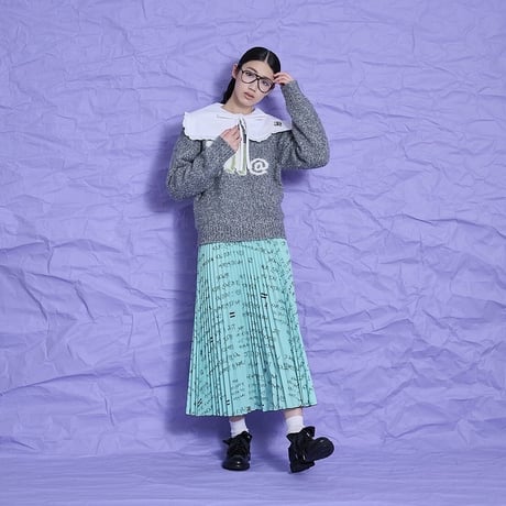 Thomas magpie   original print pleats skirt  2243602
