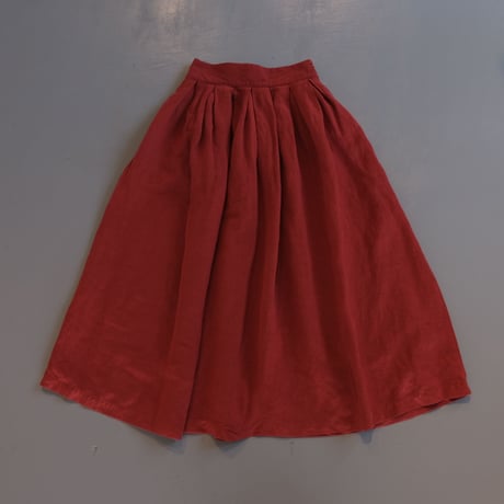 HARVESTY　リネンレーヨン ロングスカート　A22104