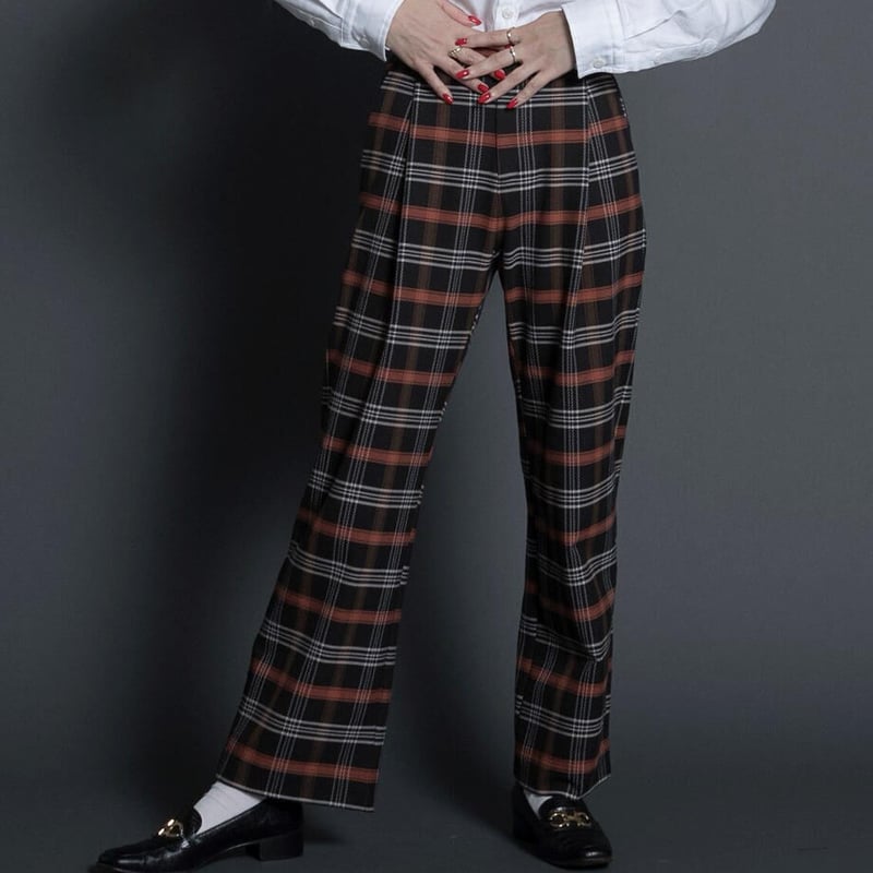 THOMAS MAGPIE check pants【2214307】 | geep THOMAS MAGPIE check pants【2214307】 | geep
