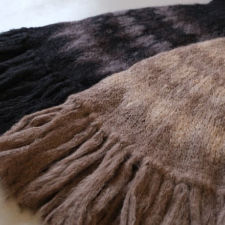 BATONER　 Women MOHAIR NORDIC CAPE    BN-22FL-051