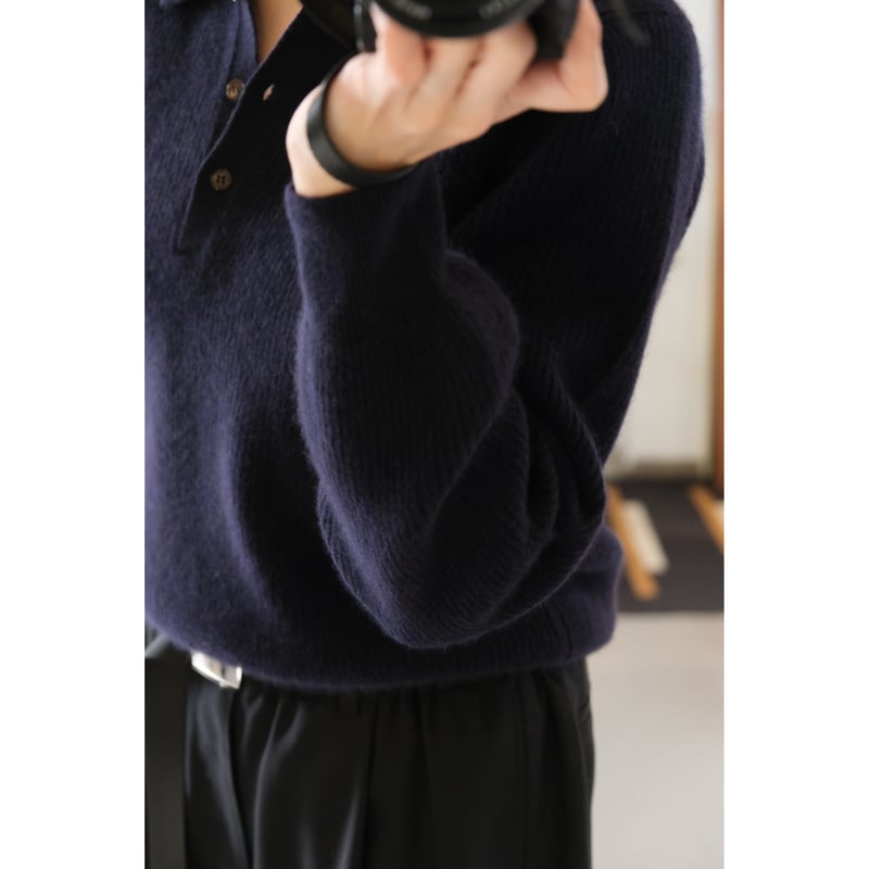 BATONER Woman CASHMERE FOX POLO | geep