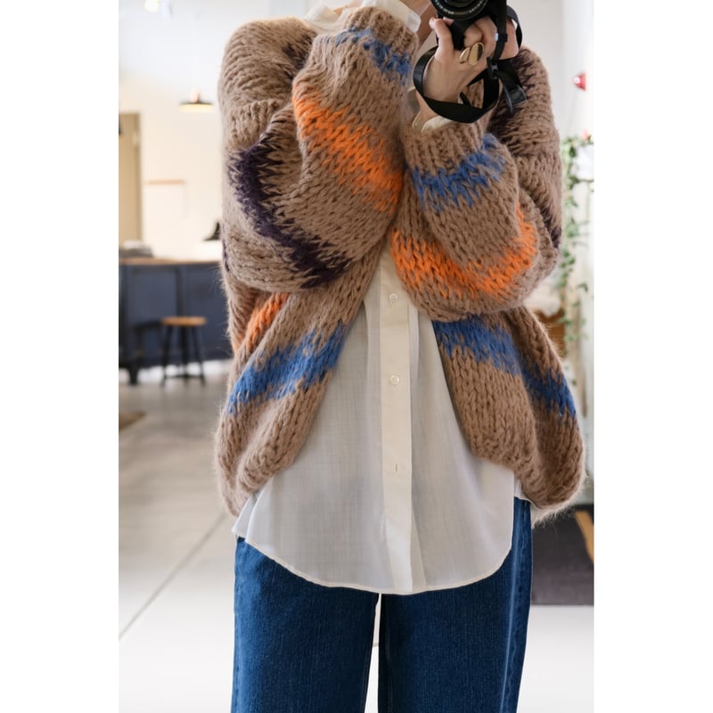 LES TRICOTS D'O レトリコドール AlpacaPullover Cardiga LES TRICOTS D'O レトリコドール AlpacaPullover Cardiga