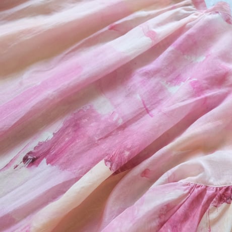suzuki takayuki × Coci la elle     puff-sleeve blouse  / magnolia　B231-01