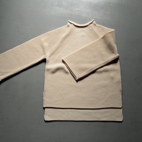 BATONER　WOMAN　 SIGNATURE ROLL NECK KNIT　BN-23FL-026