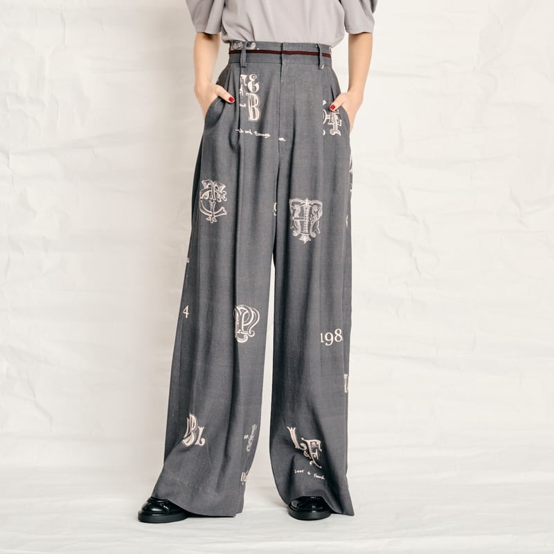 Thomas Magpie C/Linen PRINT pants 2252313 | geep