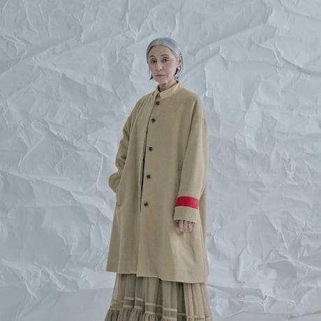Thomas magpie angora shaggy coat   camel
