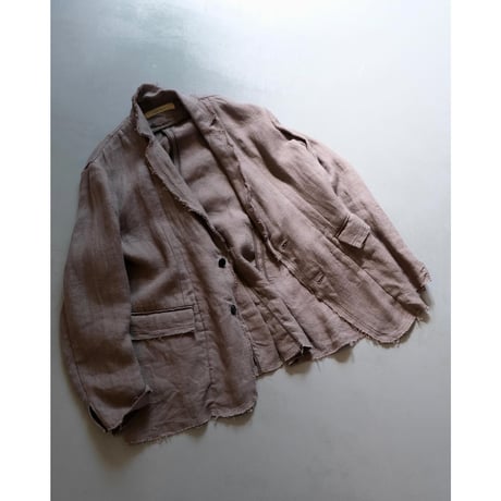 suzuki takayuki   frayed short jacket