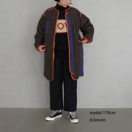 Thomas magpie quilted coat (reversible)