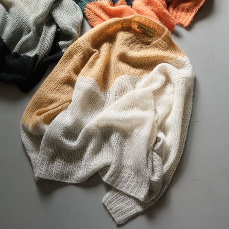 THOMAS MAGPIE　　hand knit pullover【2224731】