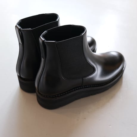 BEAUTIFUL SHOES　BRITSH  SIDEGORE　BLACK