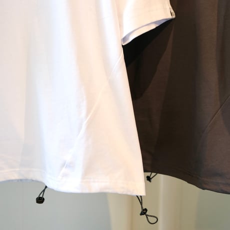 M53. TWIST DRAW CORD T-SHIRT