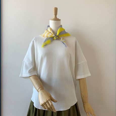 HARVESTY   WAFFLE BIG T-SH（ワッフルビッグTシャツ） WHITE　A51904
