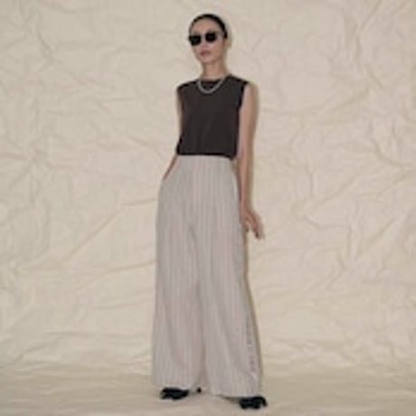 THOMAS MAGPIE  herringbone strip pants【2242307】