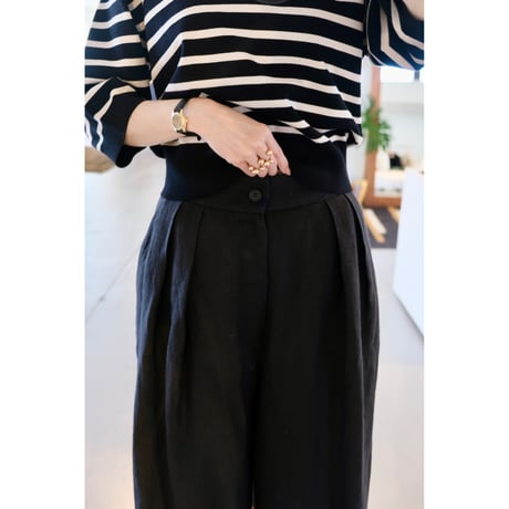 SINME  リネンタックパンツ