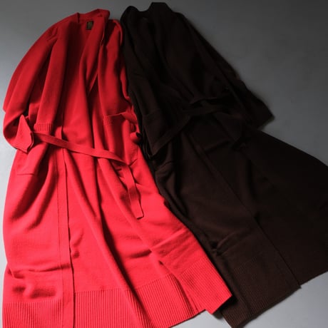 BATONER　Women FLEECE WOOL LONG CARDIGAN　BN-21FL-037