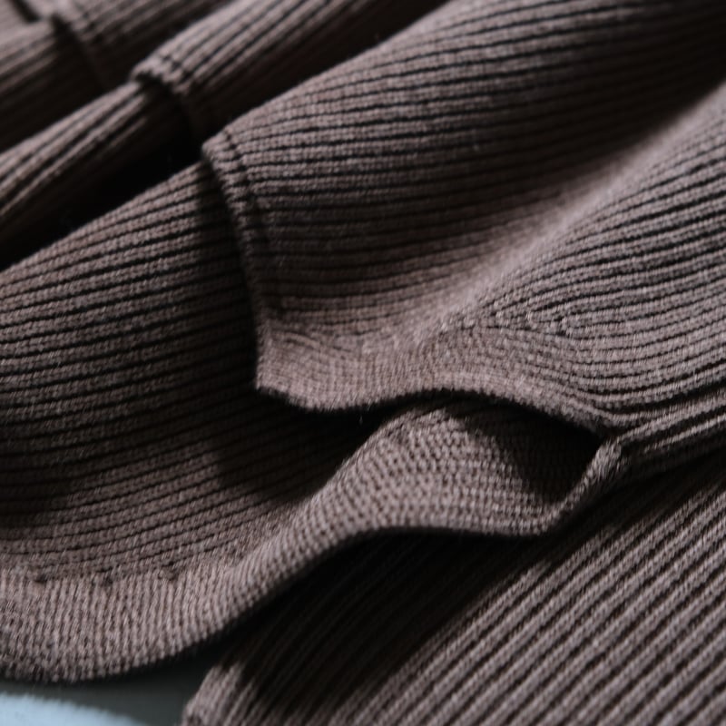 BATONER Women EXTRA HARD TWIST WOOL V-NECK
