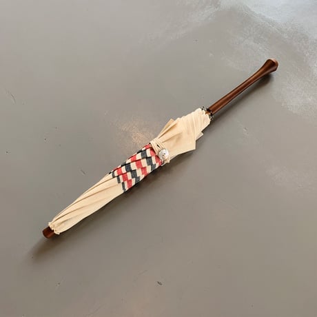 bonbonstore　トリコロールボーダー日傘 　40cmショートタイプ