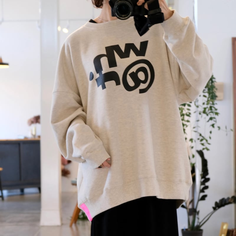 美品】THOMAS MAGPIE スウェット オーバーサイズ くすみカラー