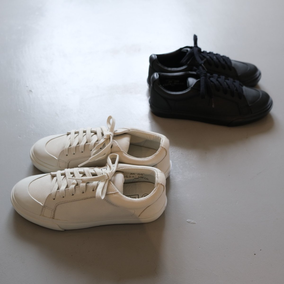 sisii シシ ローカットレザースニーカー 953-N ブラック | geep