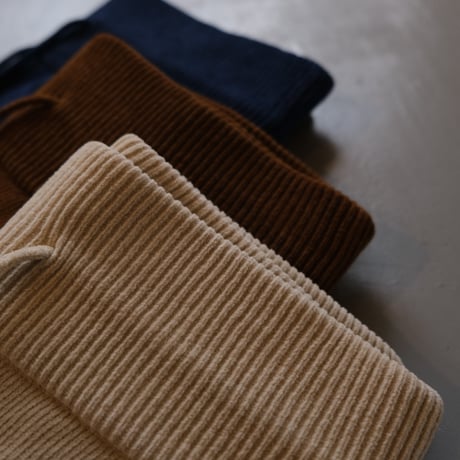 BATONER　Women CHENILLE YARN KNIT PANTS　BN-21FL-022