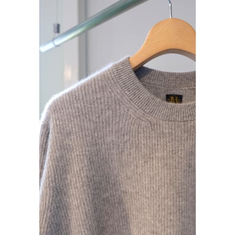 BATONER  MEN  CASHMERE FOX CREW NECK