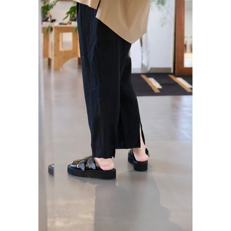 SINME  Vネックオールインワン  SS16-12 ブラック