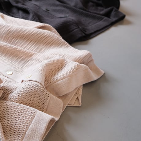 BATONER　 Men SUMMER KNIT V NECK CARDIGAN 　BN-23SM-028