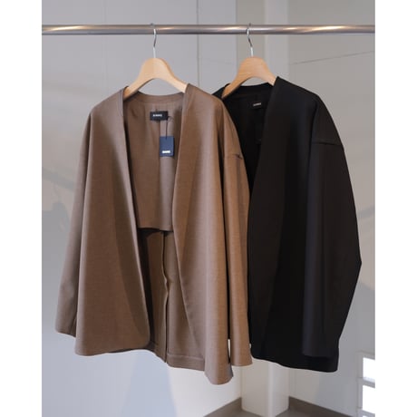 SINME  ノーカラージャケット  SS16-06   ブラック