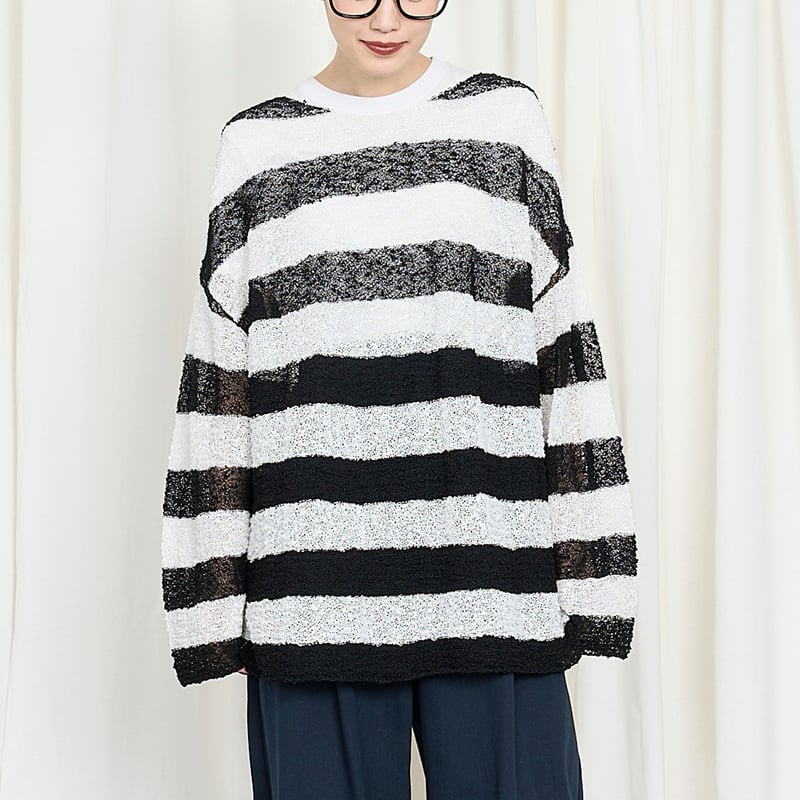 THOMAS MAGPIE Border knit 2253708 | geep