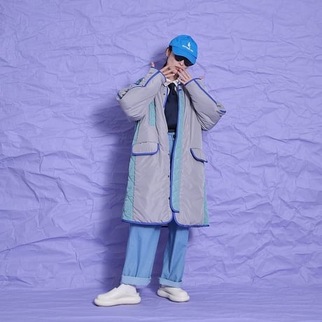 Thomas magpie quilted coat (reversible)