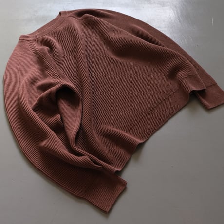 BATONER　Men HIGHCOUNT LINEN CREW NECK　BN-22SM-019