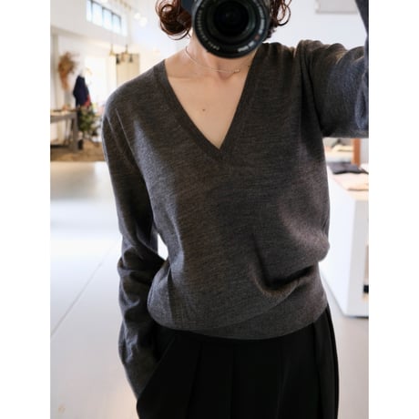 SINME   SS17-10 Ｖネックニット