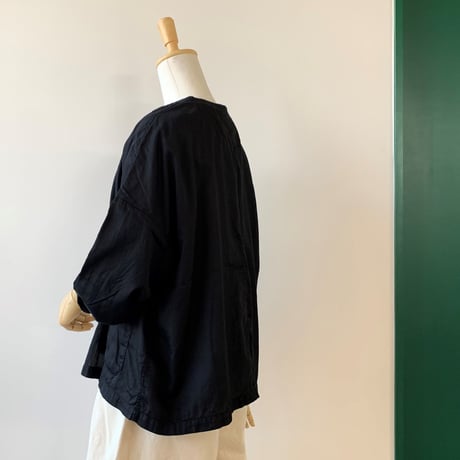 HARVESTY 　ATELIER SHIRT（アトリエシャツ）A31801　BLACK