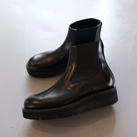 BEAUTIFUL SHOES　BRITSH  SIDEGORE　BLACK