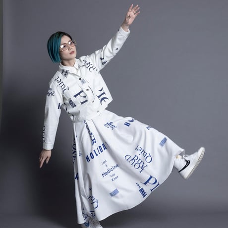 THOMAS MAGPIE　トーマスマグパイ　logo skirt【2213601】