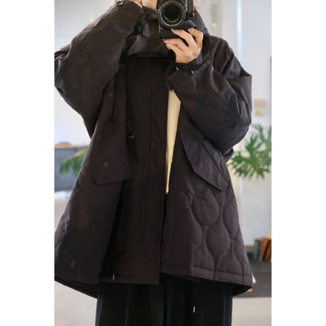 VACHEMENT   Cotton Nylon Quilted Mods Coat
