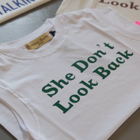 THOMAS MAGPIE　tee shirt no sleeve She don’ t look back【2232871】