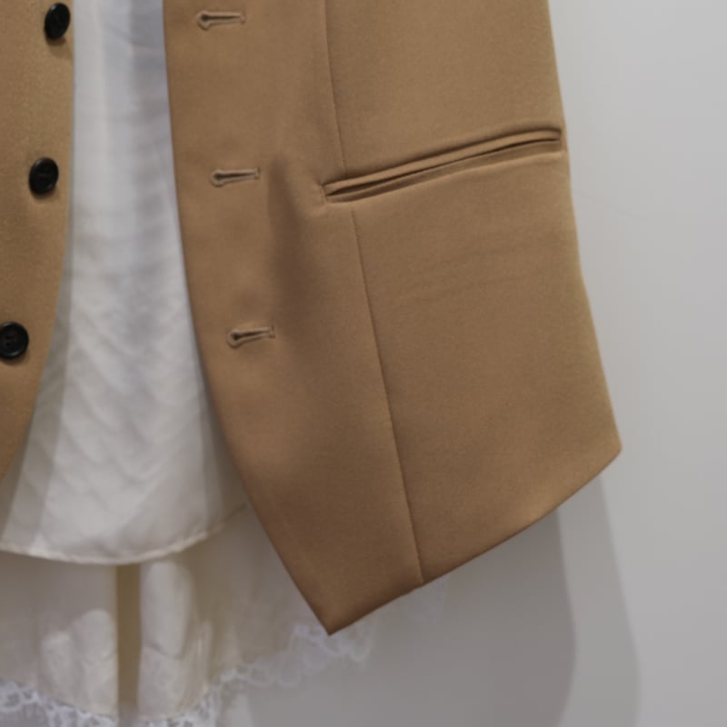 SINME ベスト ベージュ SS14-05 | geep