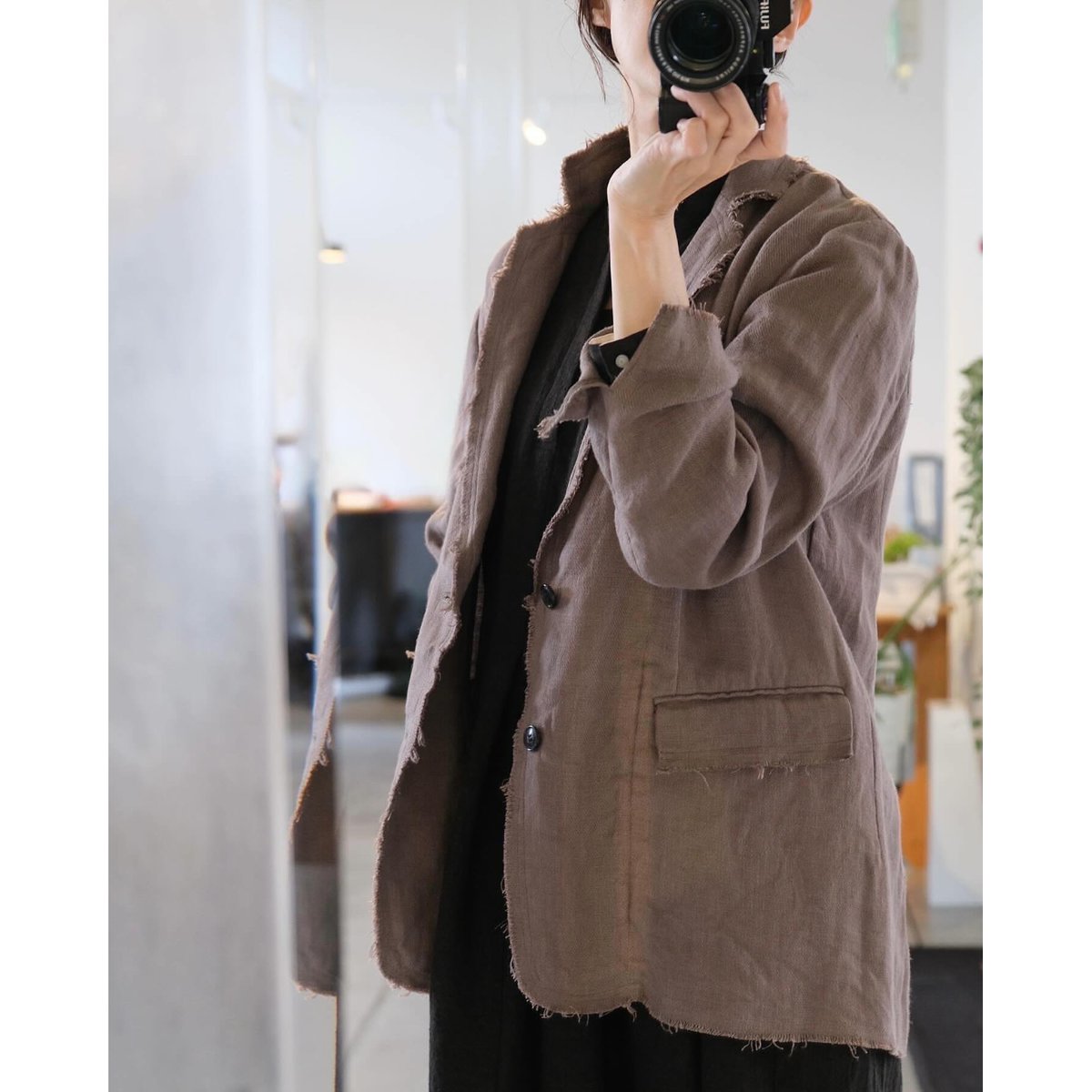 suzuki takayuki frayed short jacket | geep