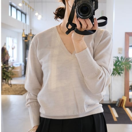 SINME   SS17-10 Ｖネックニット