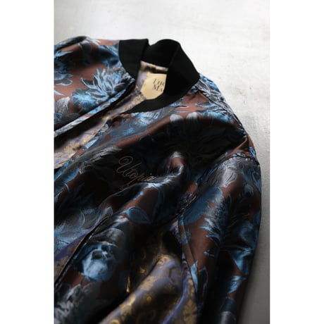 Thomasmagpie  flower Jacquard blouson