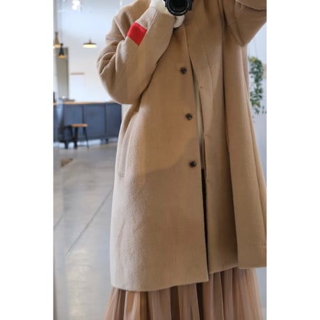 Thomas magpie angora shaggy coat   camel