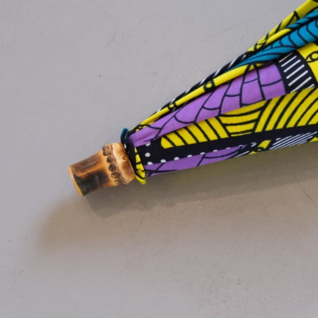 bonbonstore　アフリカンバティック 日傘　 BON-23001B-4