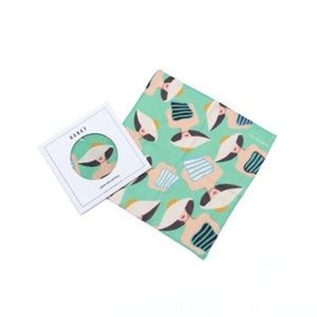 YARN&COPPER   Double gaze Organic cotton 　'Swimsuits' ハンカチ