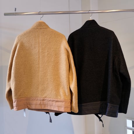 NAKAGAMI シャギーミリタリージャケット  unisex