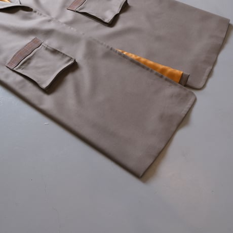 THOMASMGPIE　short sleeve coat　KAHKI　カーキ【2213202】