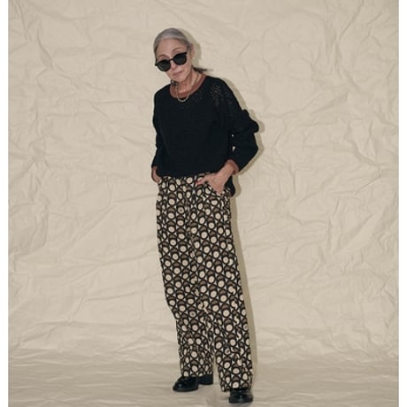 THOMAS MAGPIE　original print pants 【2242308】