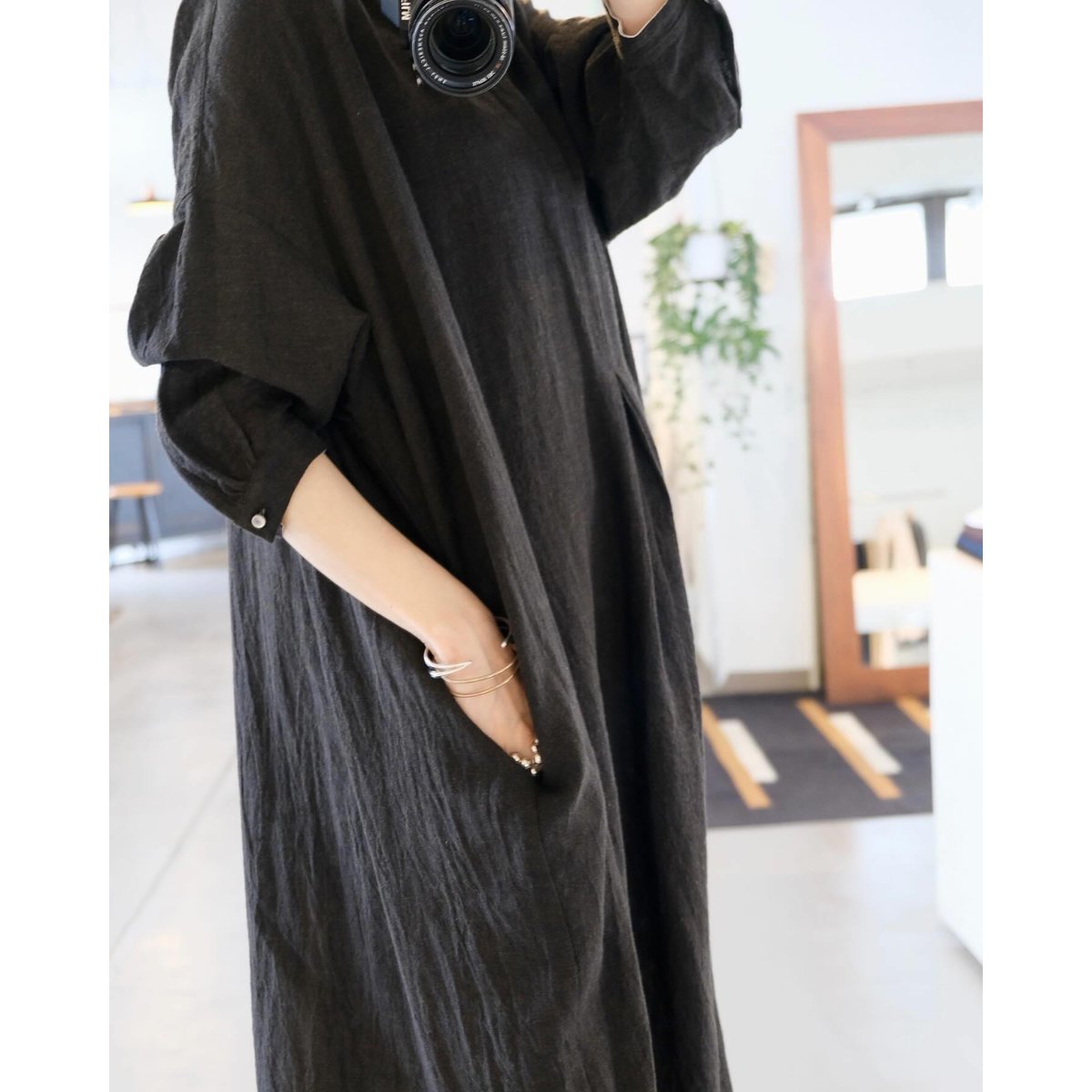 suzuki takayuki peasant dress ペザントドレス　黒 suzuki takayuki スズキタカユキ peasant dress Ⅱ [A251-23