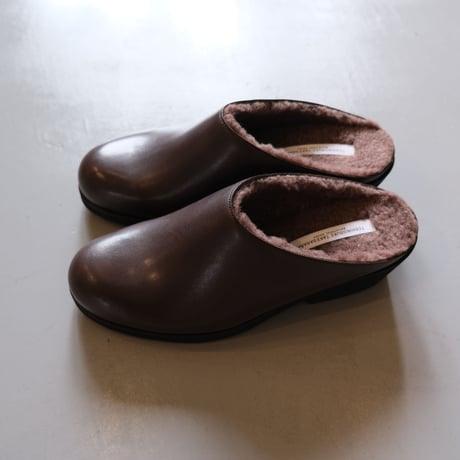 BEAUTIFUL SHOES　SLIPON（ECO FUR）BROWN　BSS2134006
